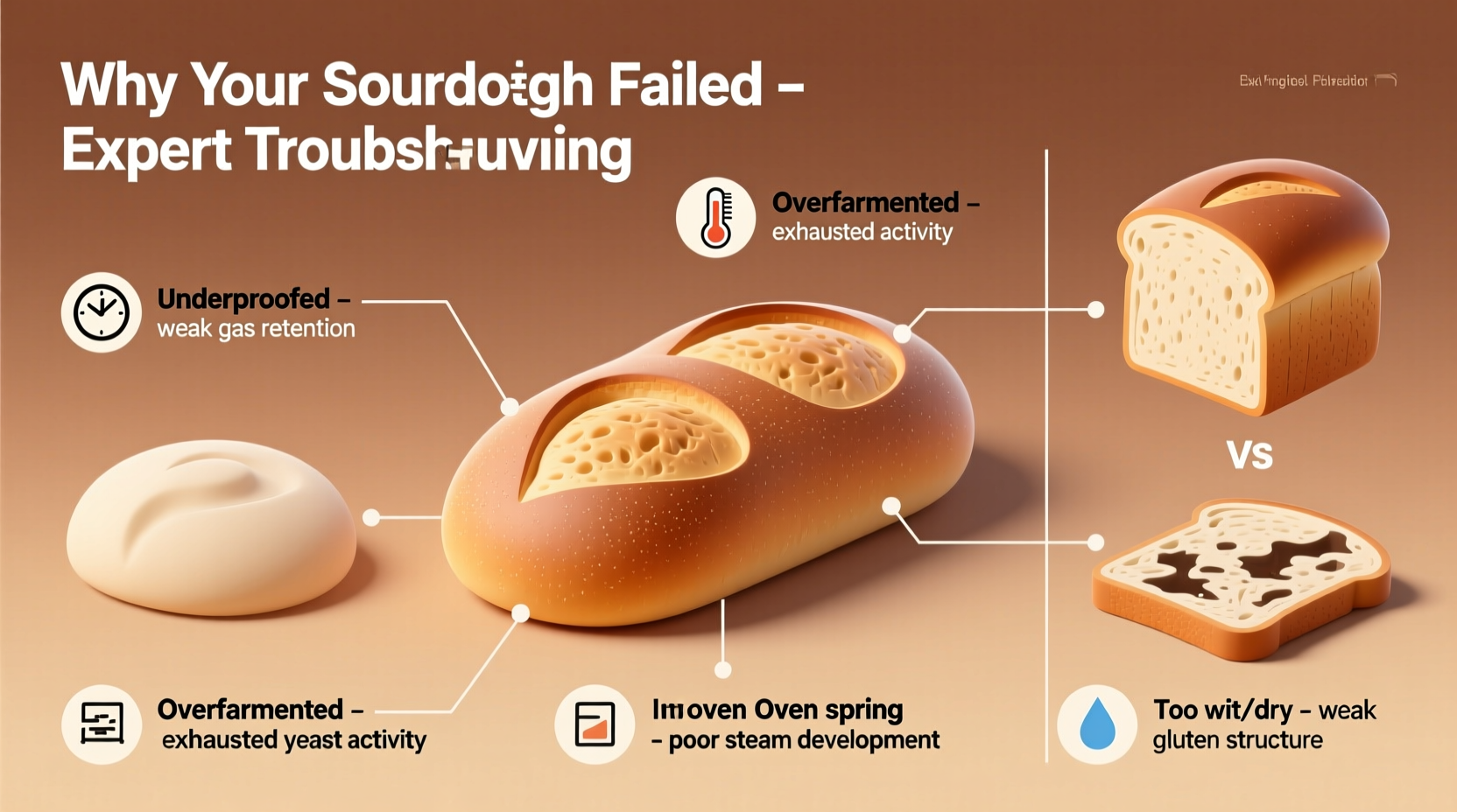 why did my sourdough bread fail troubleshooting flat loaves
