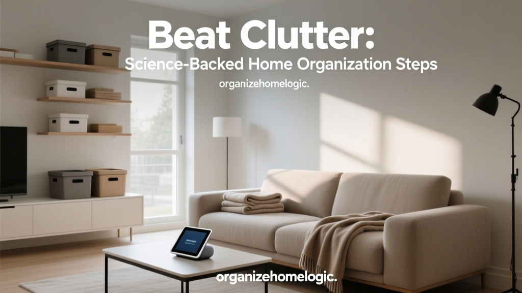 Beat Clutter: Science-Backed Home Organization Steps