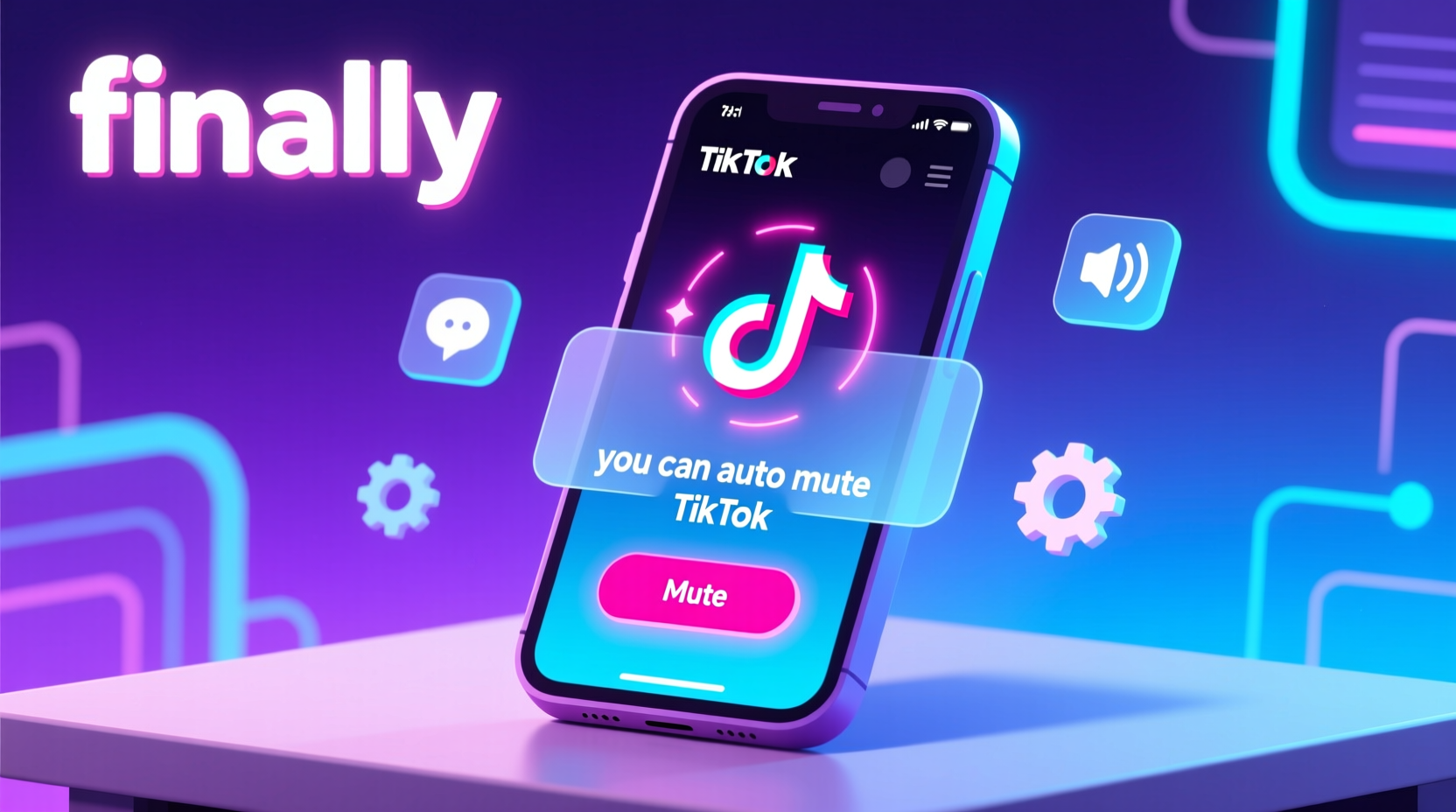 you can finally auto mute tiktok