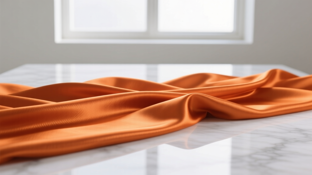 Orange Satin Material: Luxe, Technical & Sourcing Guide