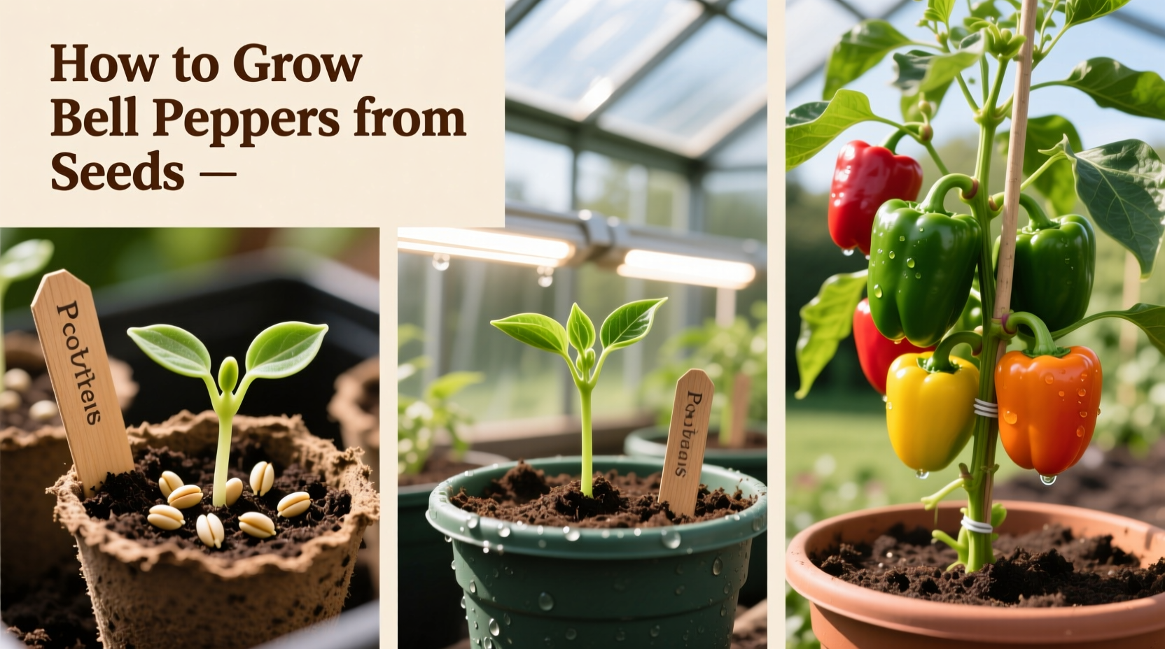 How to Grow Bell Peppers from Seeds: Complete Guide