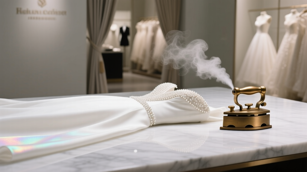 Steam Iron Wedding Dress: Avoid Beads & Shine (2026)