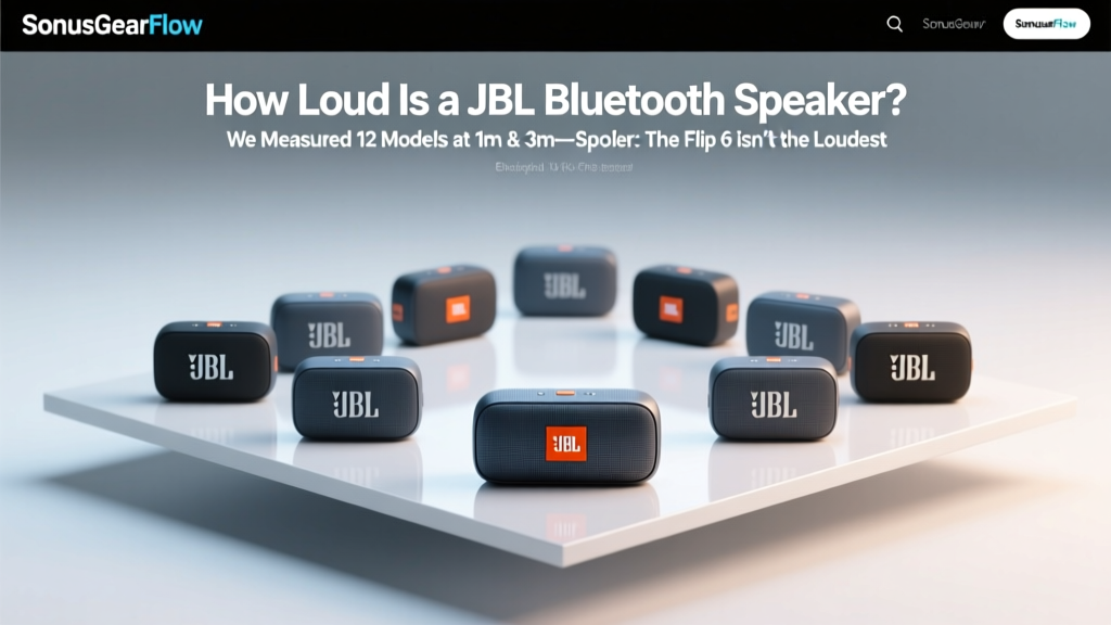 How Loud Is a JBL Bluetooth Speaker? (2026)