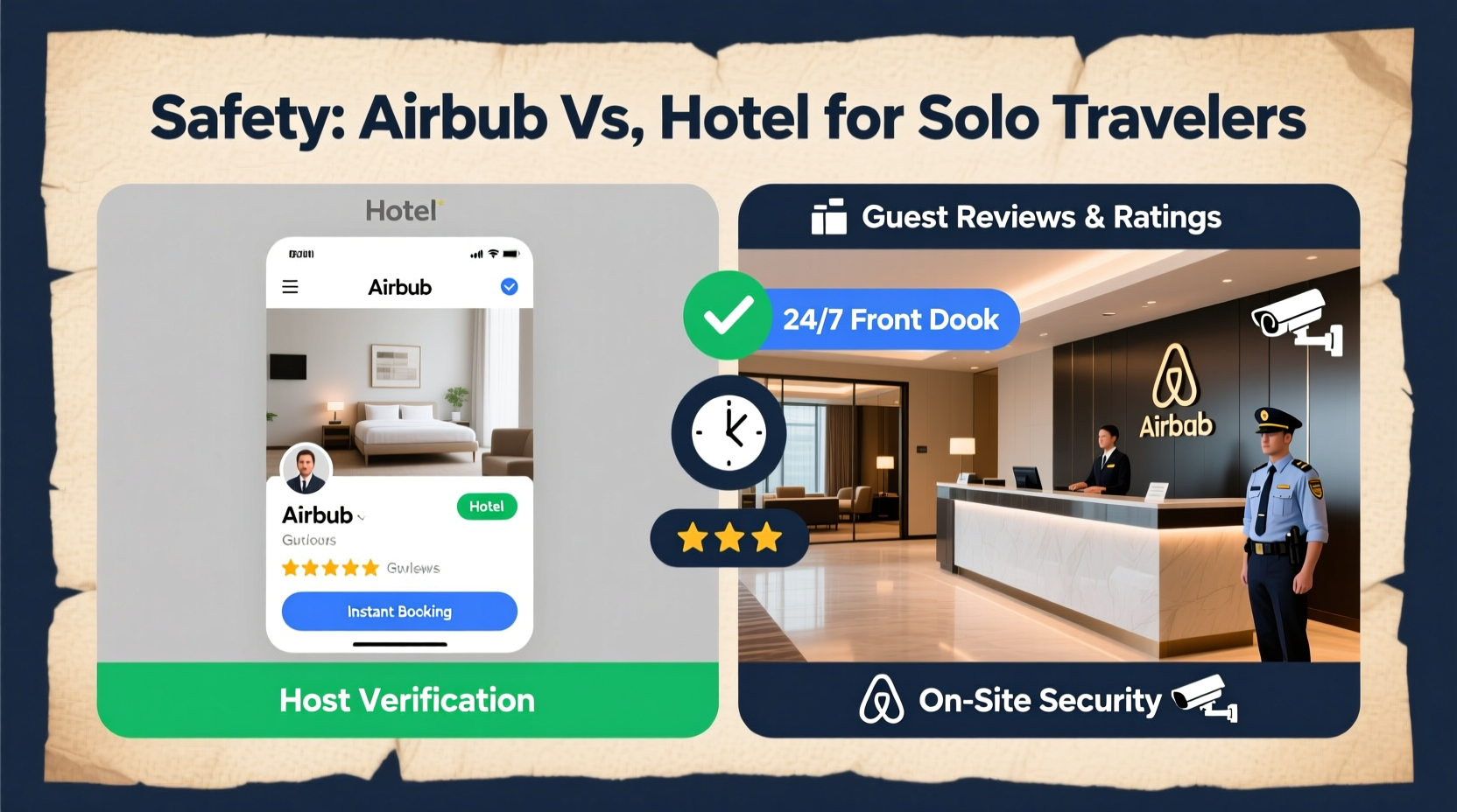 airbnb vs hotel for solo travel is safety a bigger concern with rentals