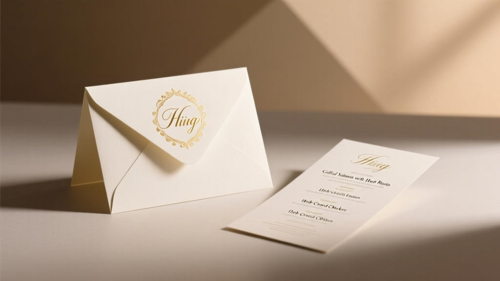 Wedding Menu on Invitation: When & How to Share Meals