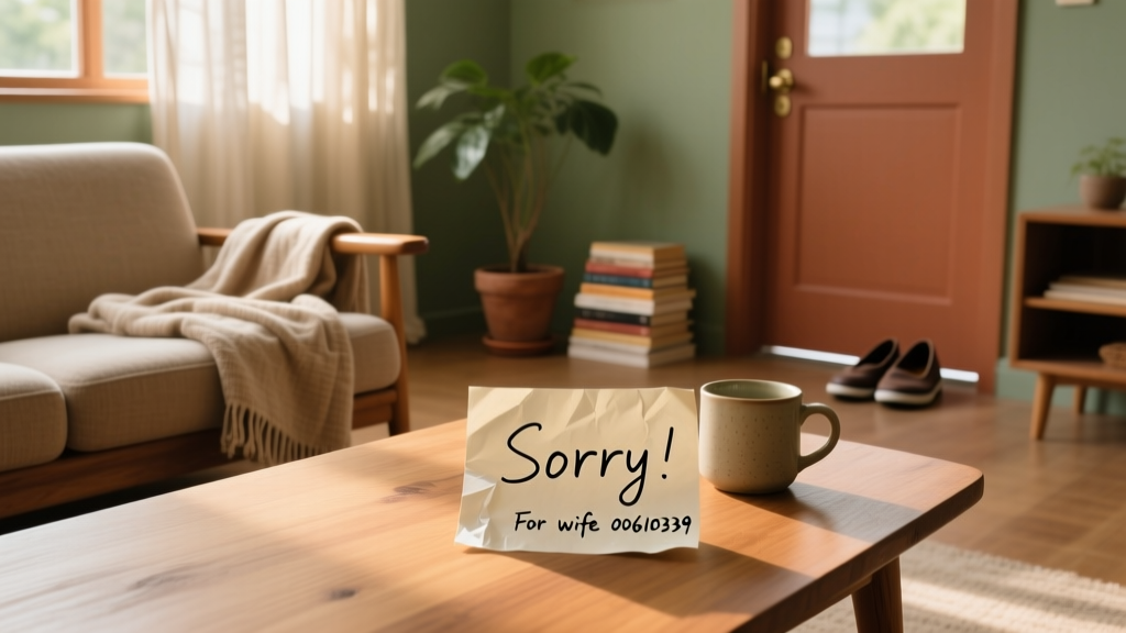 Sincere Sorry Messages for Your Wife: Science-Backed Phrases, Timing Tips, and Real-Life Repair Strategies