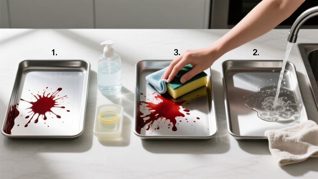 How to Get Blood Out of Baking Sheets: Proven 2026 Guide