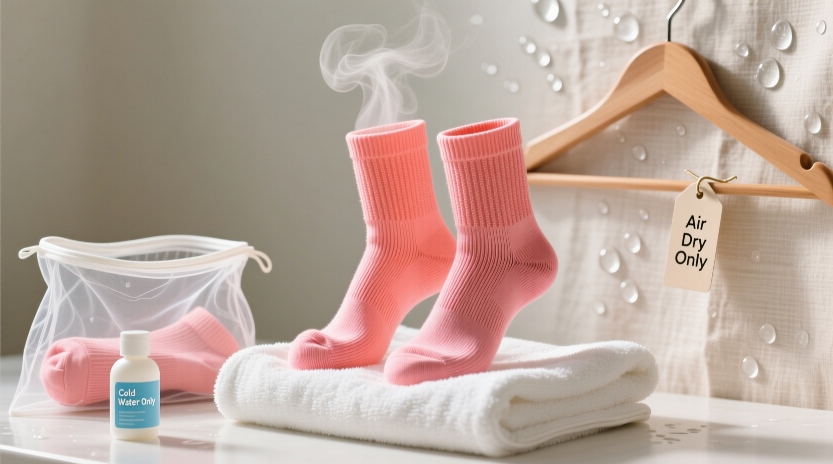 how to wash compression socks safely