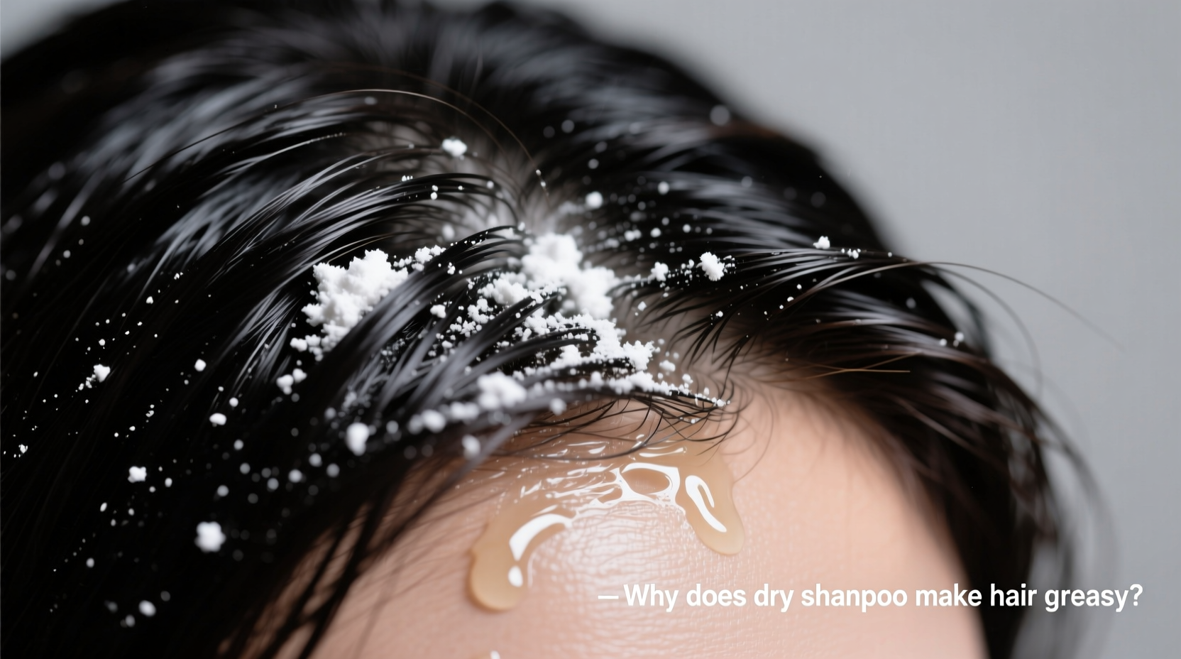 why does my hair feel greasy after using dry shampoo