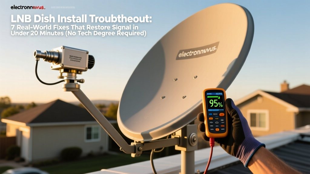 LNB Dish Install Troubleshoot: 7 Real-World Fixes That Restore Signal in Under 20 Minutes (No Tech Degree Required)