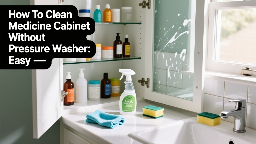 How To Clean Medicine Cabinet Without Pressure Washer: Easy