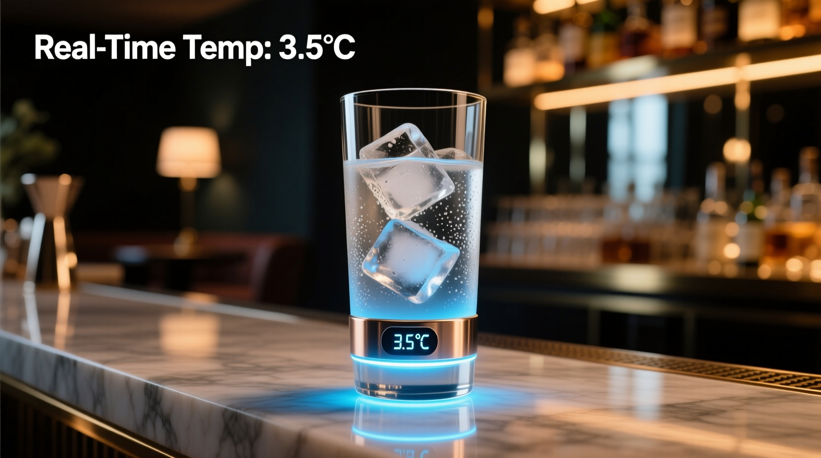 smart glassware with embedded temperature sensors—do real-time readings improve chilled spirit service