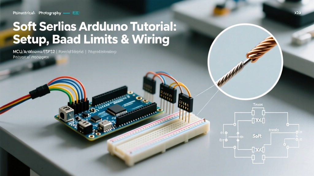 Soft Serial Arduino Tutorial: Setup, Baud Limits & Wiring