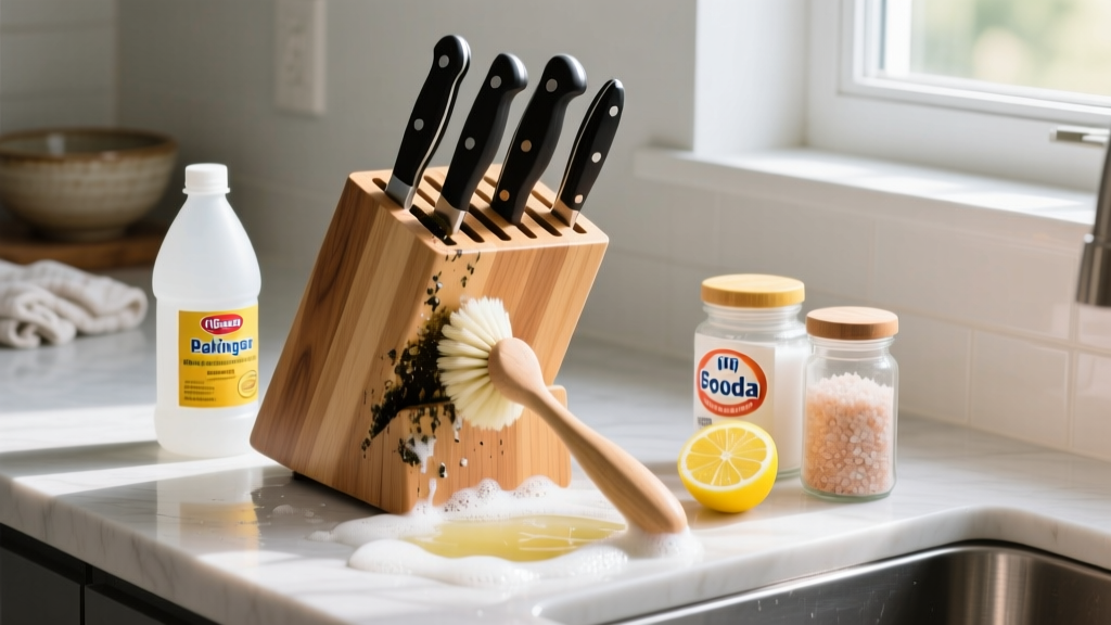 Proven: How to Clean Knife Block Without Commercial Products