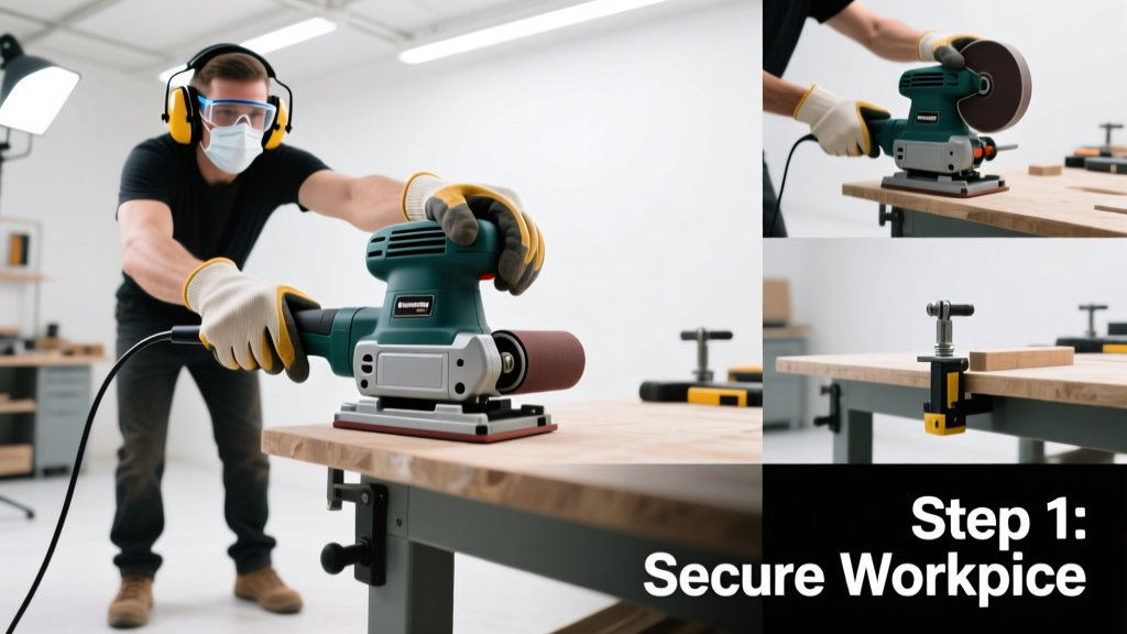 How to Use a Belt Sander Safely and Effectively