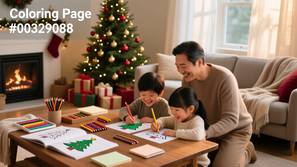 Christmas Tree Coloring Pages_00329088: Creative, Screen-Free Holiday Fun for Ages 3–10