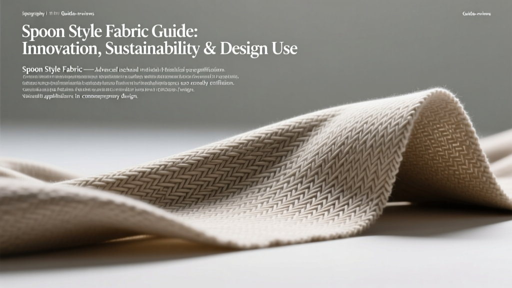 Spoon Style Fabric Guide: Innovation, Sustainability & Design Use