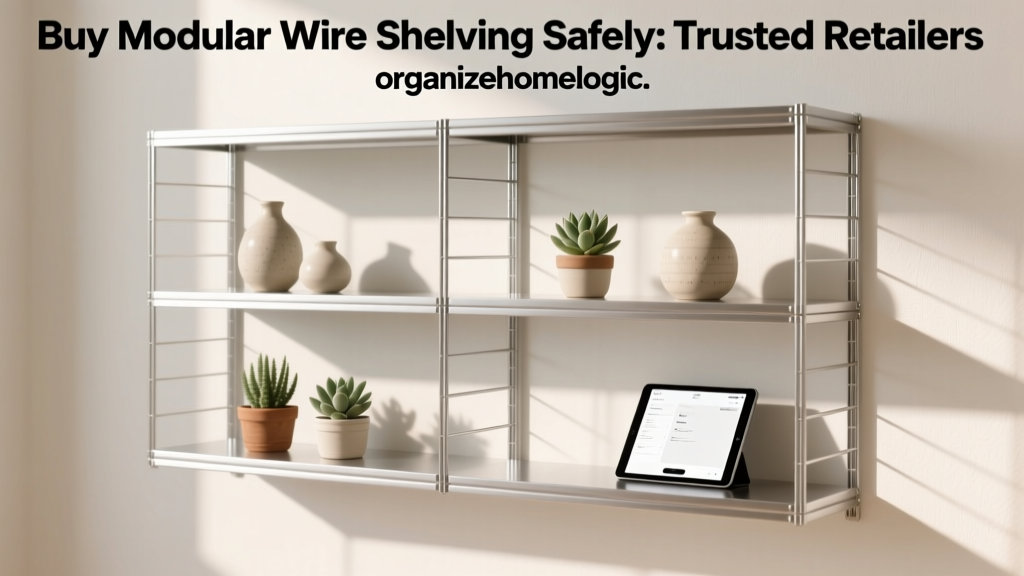 Buy Modular Wire Shelving Safely: Trusted Retailers