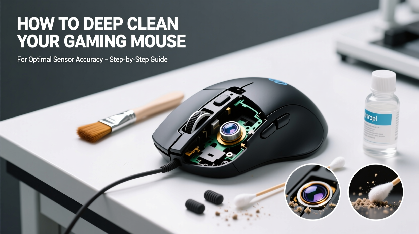 how to deep clean your gaming mouse for better sensor accuracy