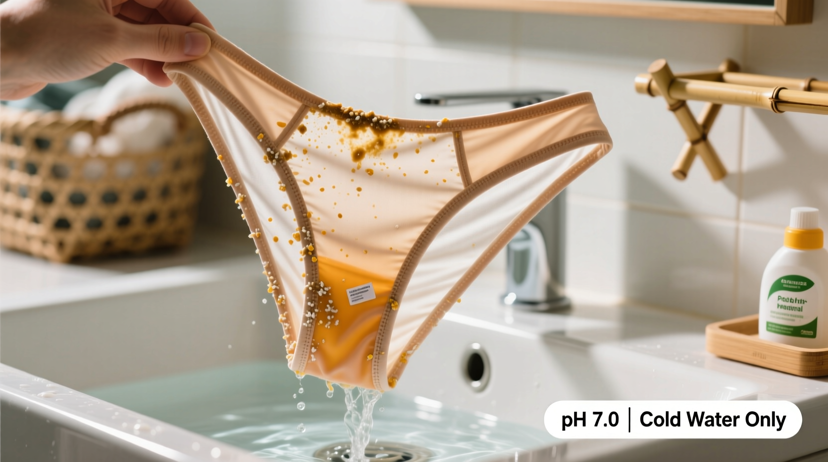 how to remove sunscreen residue from swimsuit linings