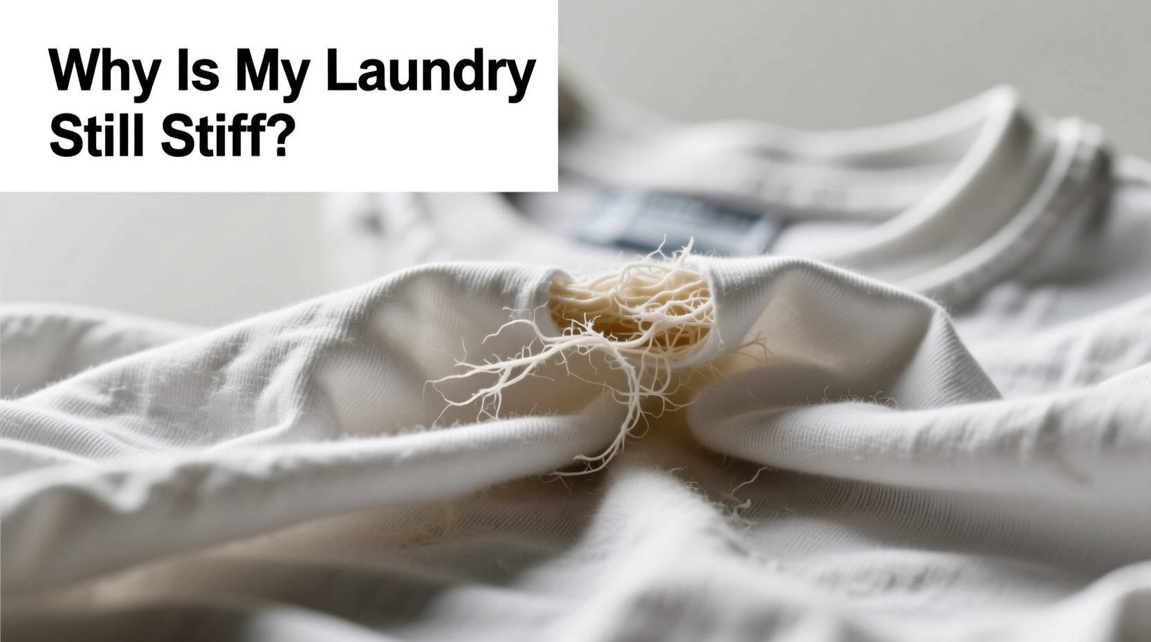 why is my laundry still stiff after using fabric softener alternatives