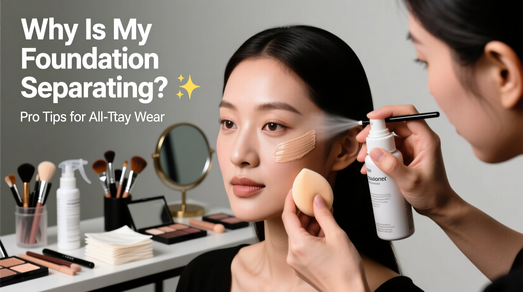 why is my foundation separating midday makeup artist tricks for longevity