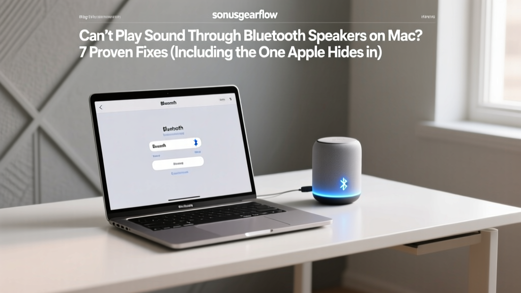 Fix Bluetooth Speaker Sound on Mac (2026)