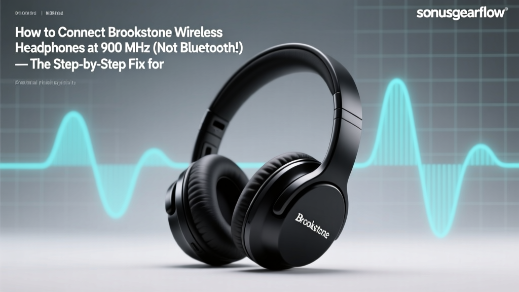 Brookstone 900 MHz Headphones Setup Guide (2026)