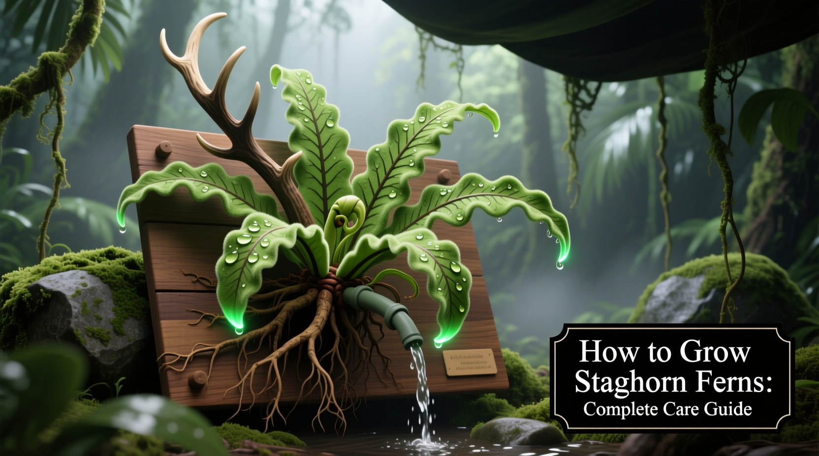How To Grow Staghorn Ferns