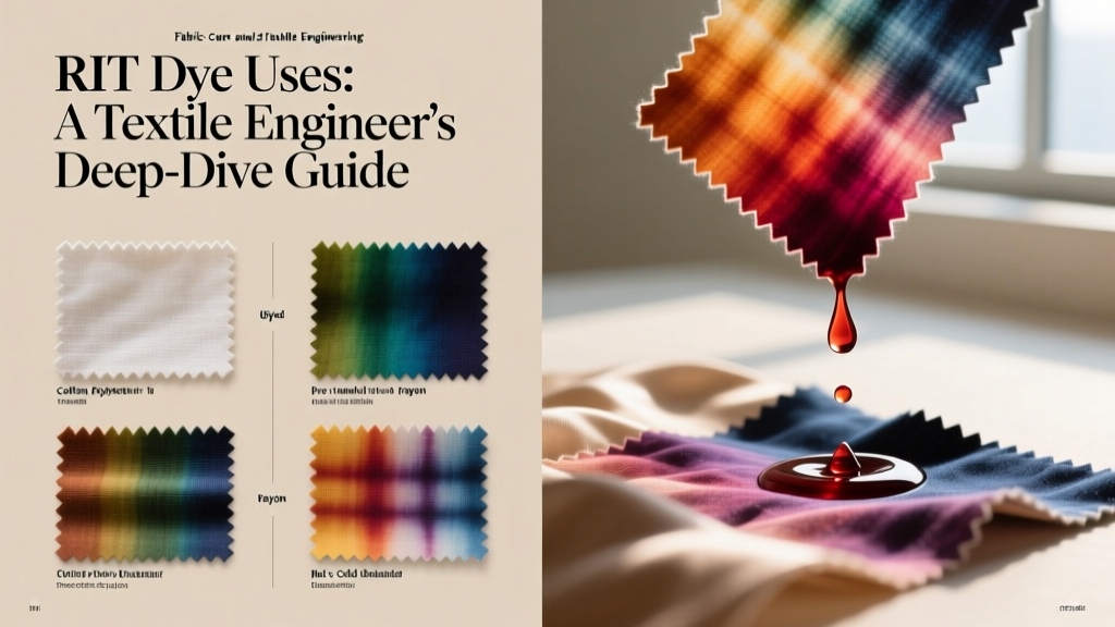 RIT Dye Uses: A Textile Engineer’s Deep-Dive Guide