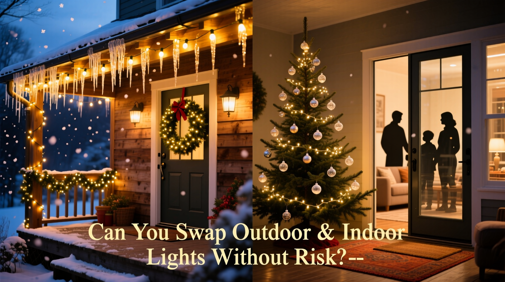 outdoor vs indoor christmas lights can you swap them without risk