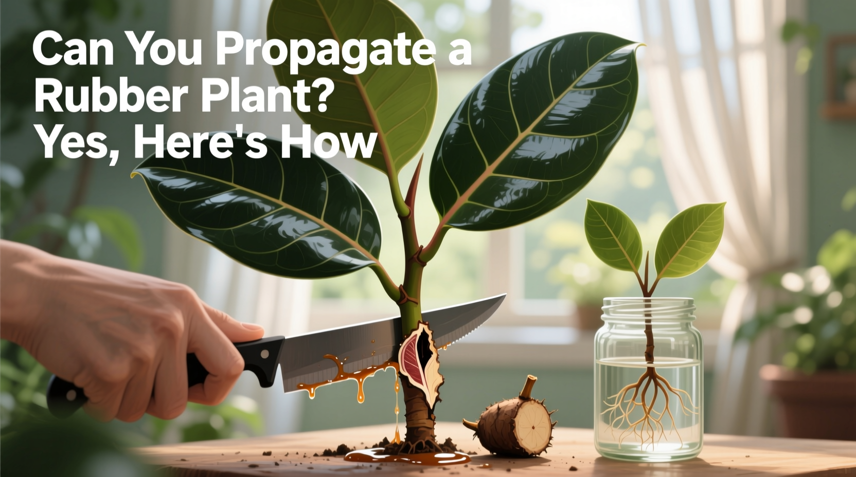 Propagate Rubber Plants in 3 Steps | TheHomeSprouts
