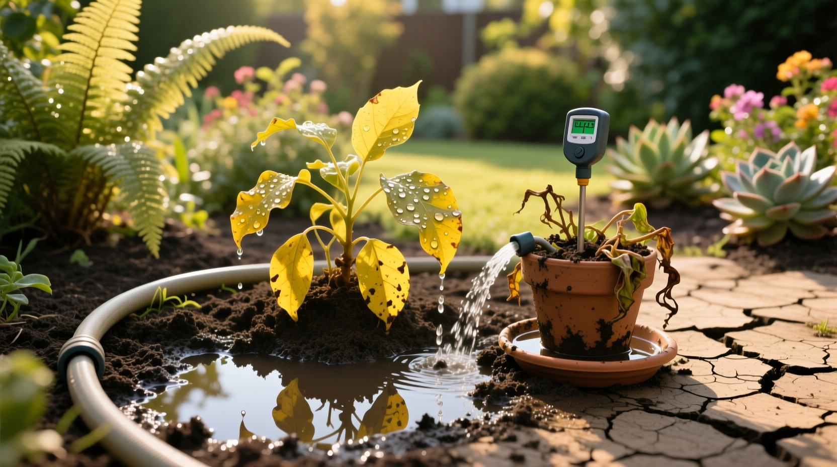 garden watering mistakes