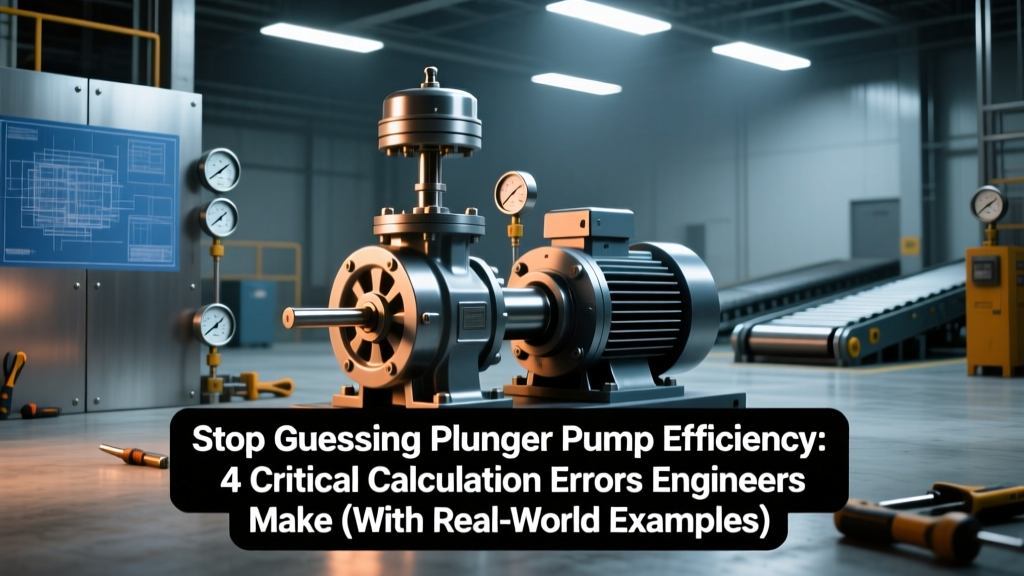 Fix Plunger Pump Efficiency Calculations Now