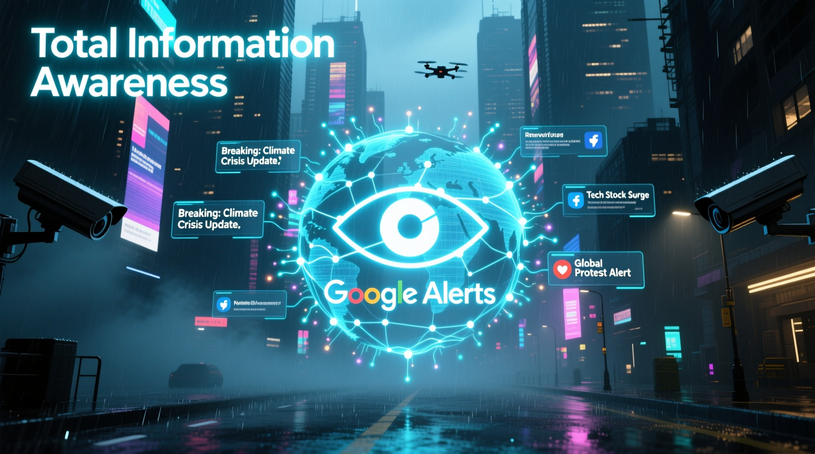 total information awareness with google alerts