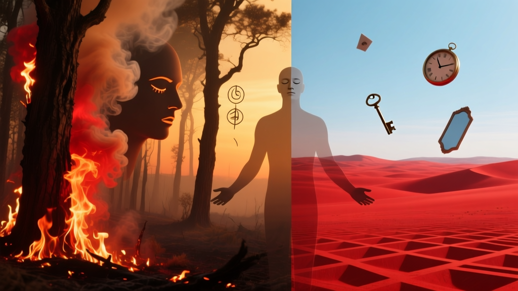 Fire vs Red: Dream Symbol Comparison