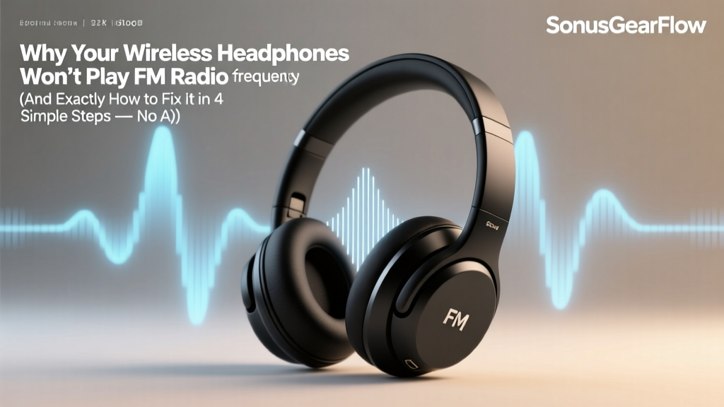 FM Radio on Wireless Headphones: Why It’s Rare & How to Fix