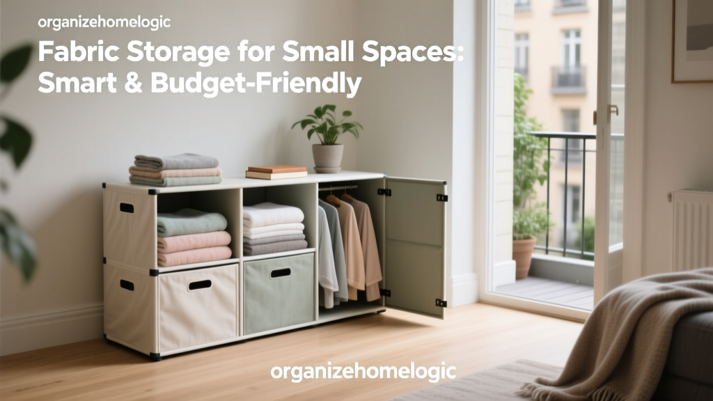 Fabric Storage for Small Spaces: Smart & Budget-Friendly