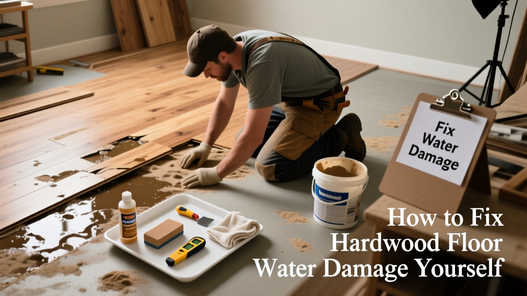 How to Fix Hardwood Floor Water Damage Yourself