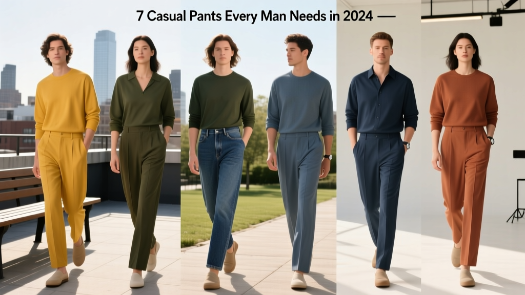 7 Casual Pants Every Man Needs in 2024