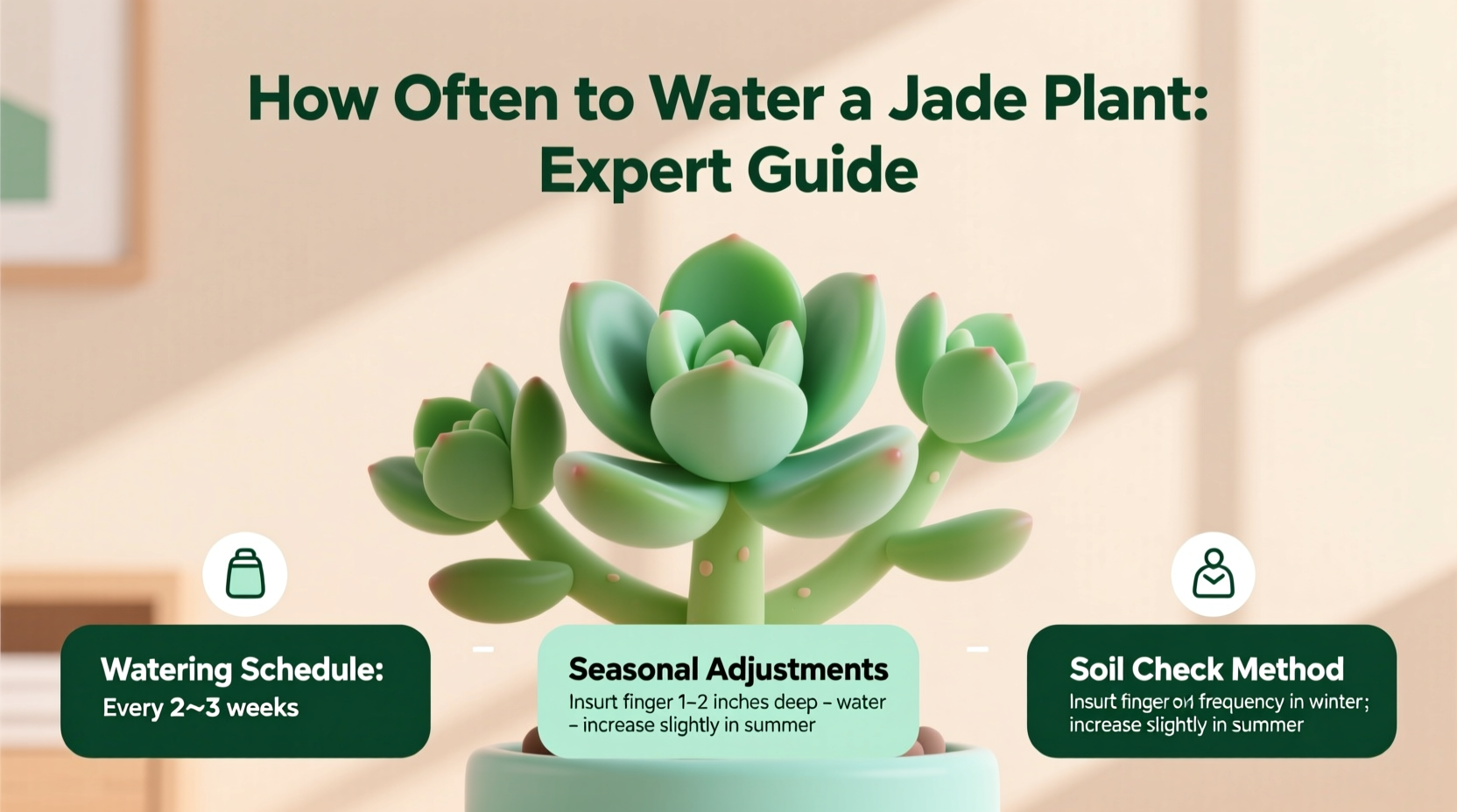 Jade Plant Watering Guide | TheHomeSprouts