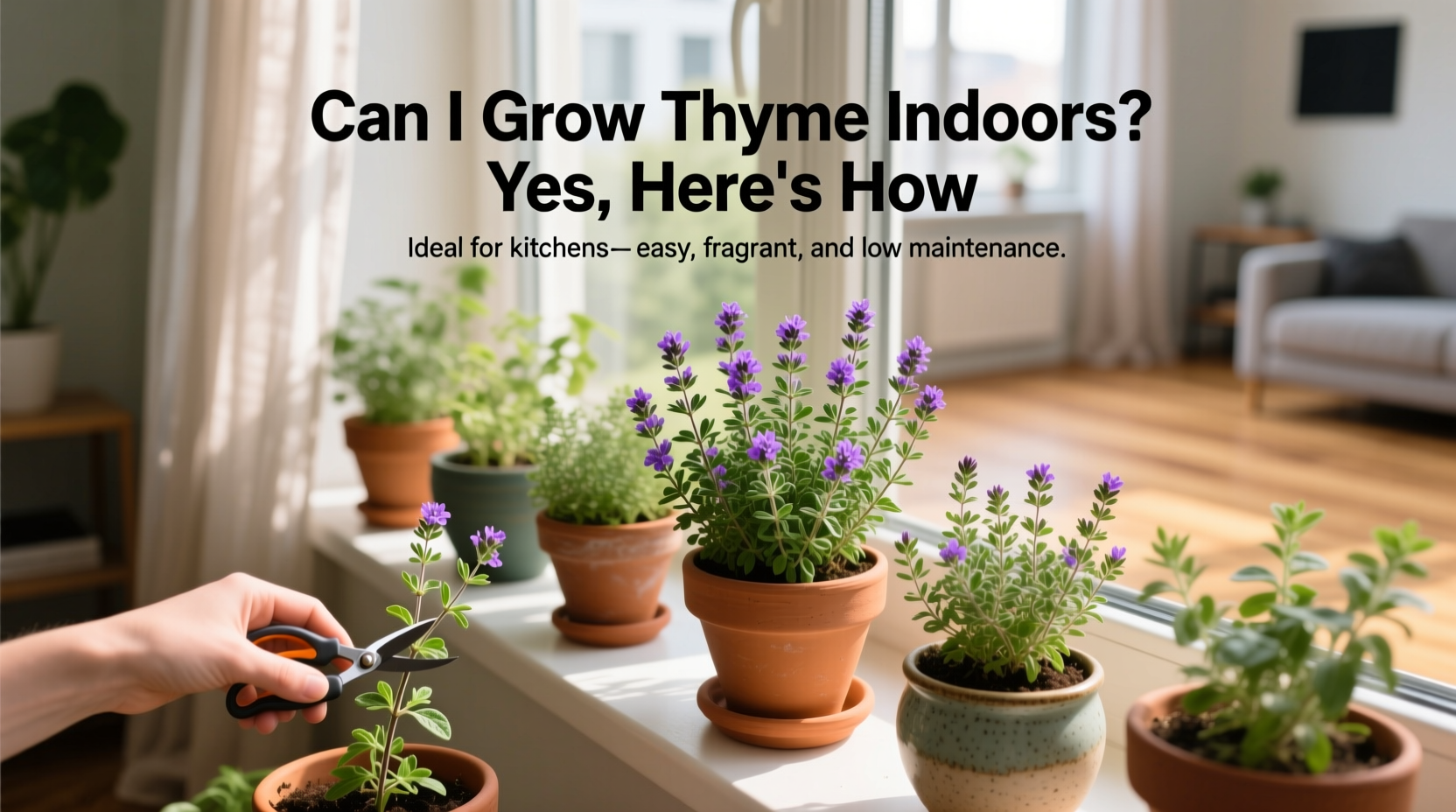 Grow Thyme Indoors: 5 Simple Steps | TheHomeSprouts