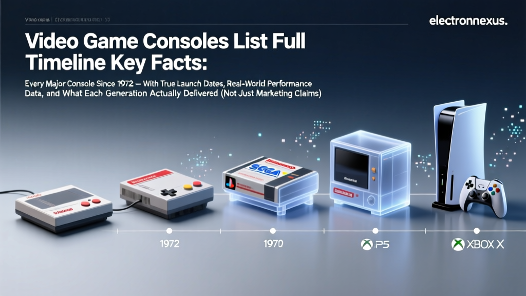 Video Game Consoles List Full Timeline Key Facts: Every Major Console Since 1972 — With True Launch Dates, Real-World Performance Data, and What Each Generation Actually Delivered (Not Just Marketing Claims)