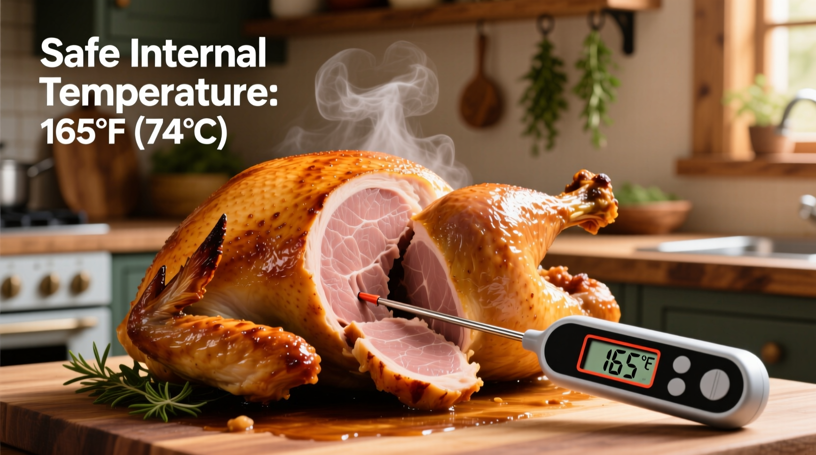 what temperature should the turkey be cooked to