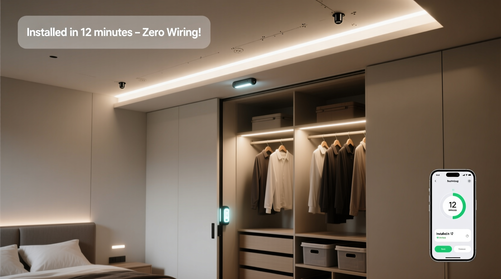 smart closet lighting worth it for am quiet retrieval