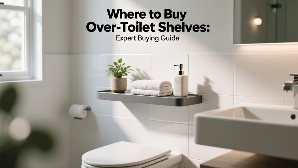 Where to Buy Over-Toilet Shelves: Expert Buying Guide