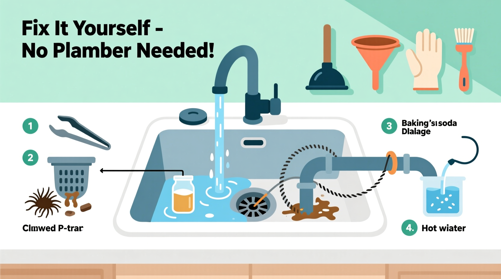 How To Fix A Slow Draining Kitchen Sink Without Calling A Plumber