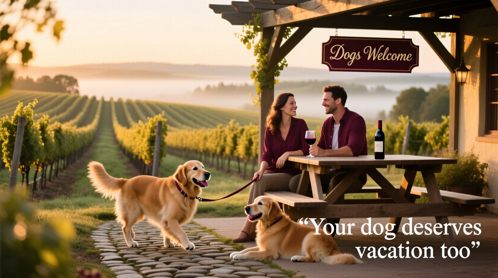 wine tours with pet-friendly policies because your dog deserves vacation too