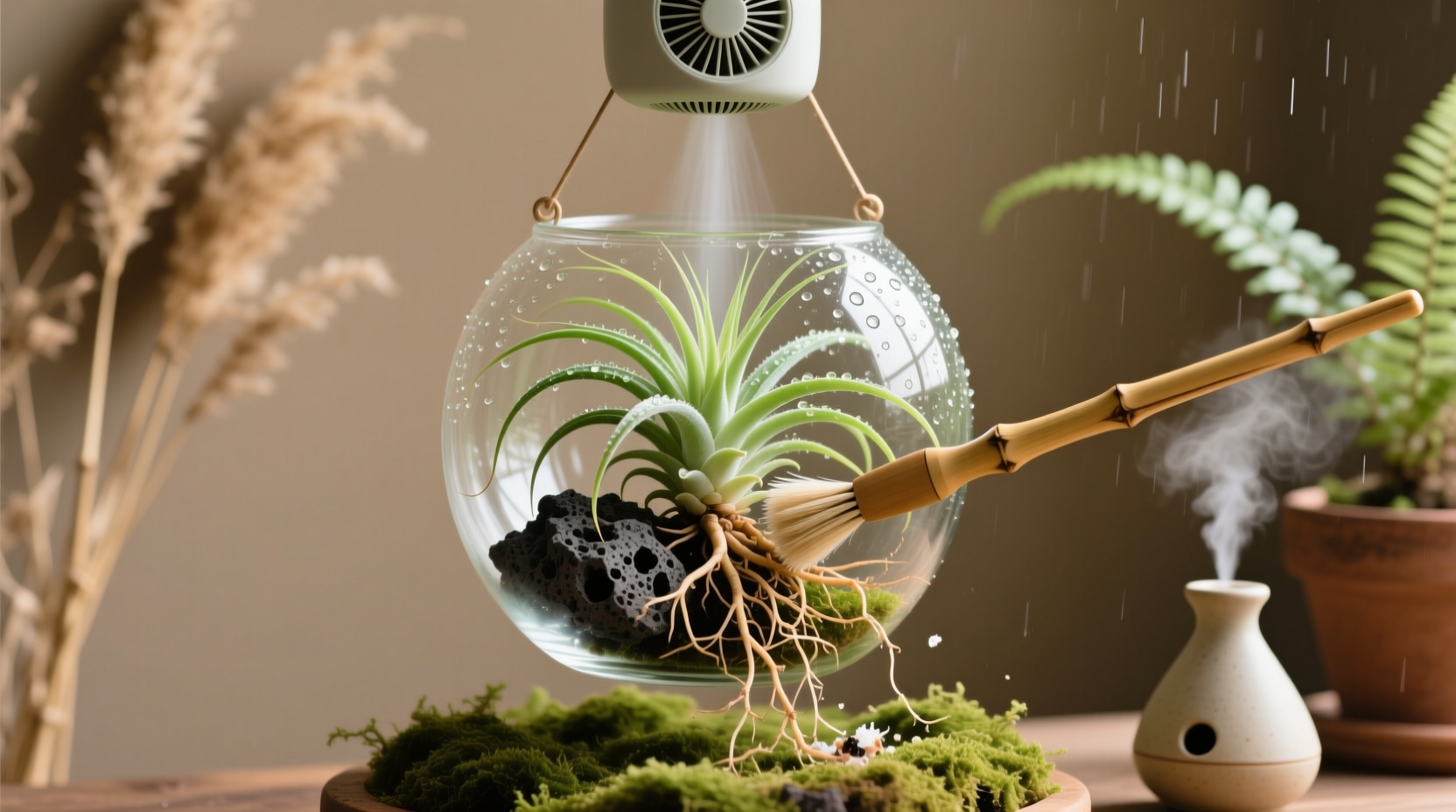 eco friendly air plant terrarium cleaning