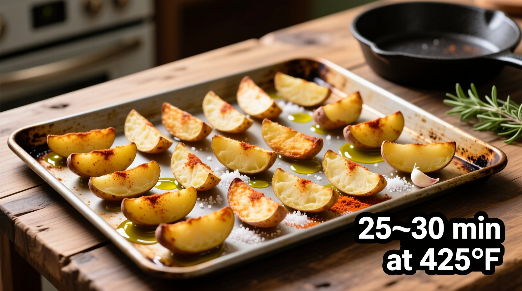 How Long to Bake Potato Wedges: Perfect Timing Guide